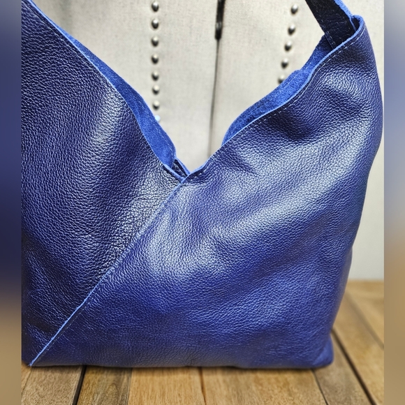 Portland Leather Goods Oversized Naomi Cobalt Blue - Picture 7 of 16